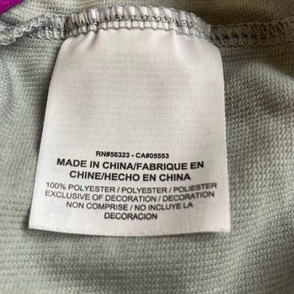 NIKE Dri-Fit Athletic Athleisure Shorts Wide Waistband Gray Purple XS - Picture 11 of 13